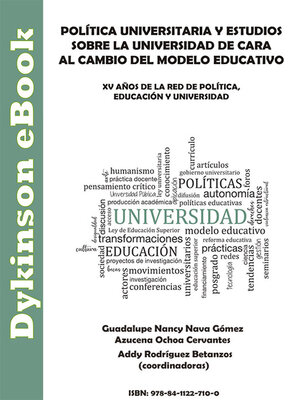 cover image of Política universitaria y estudios sobre la universidad de cara al cambio del modelo educativo
